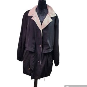 Vintage Braefair black and white spring/fall coat